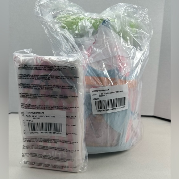 Loungefly Dumbo Exclusive Circus Tent Light Up Mini Backpack & Wallet - Picture 12 of 12